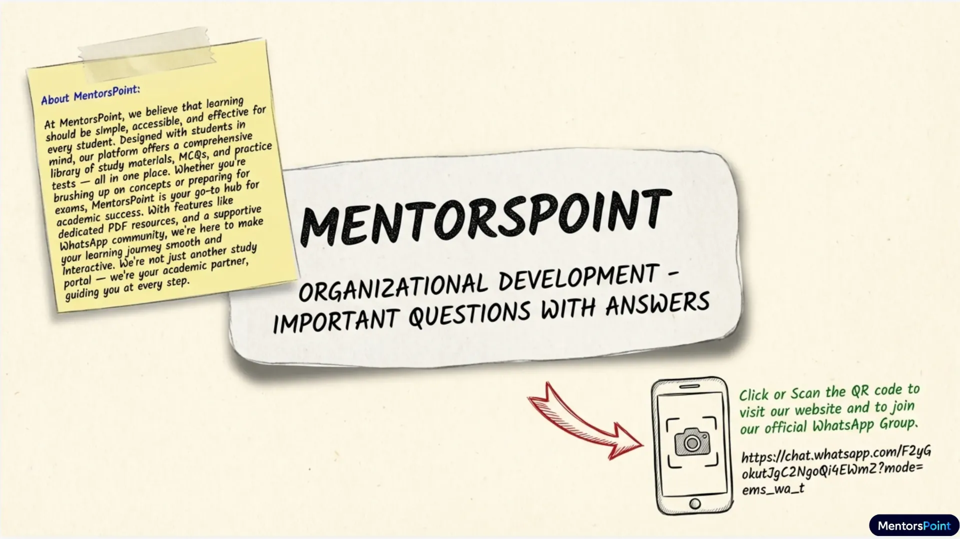 ORGANIZATIONAL DEVELOPMENT (One Shot Summary) (CBM_HR_M1_OD)