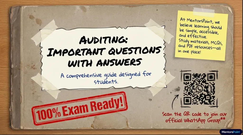 Auditing (One Shot Summary) (AFM_M3_AUDITING)