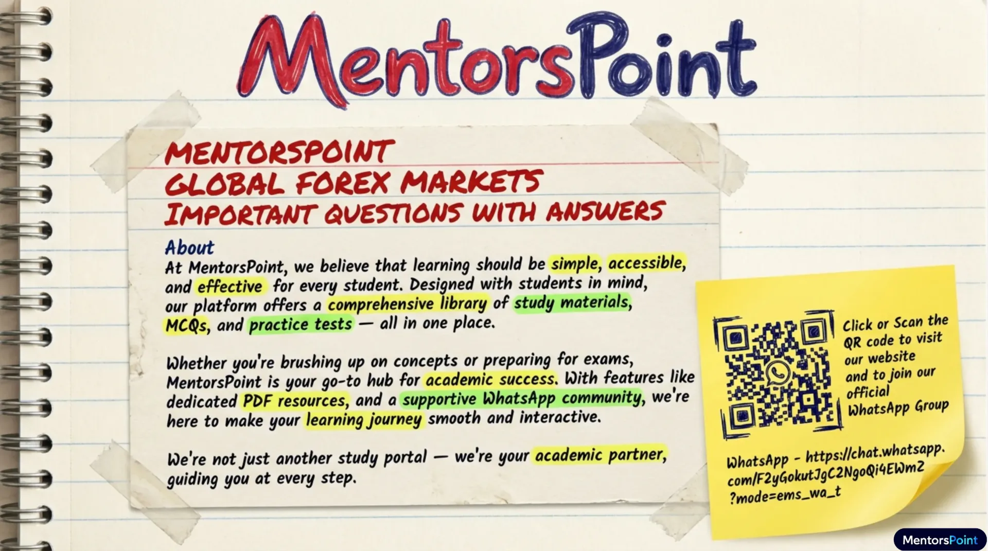 Global Forex Market (One Shot Summary) (BEC_E1_GFM)