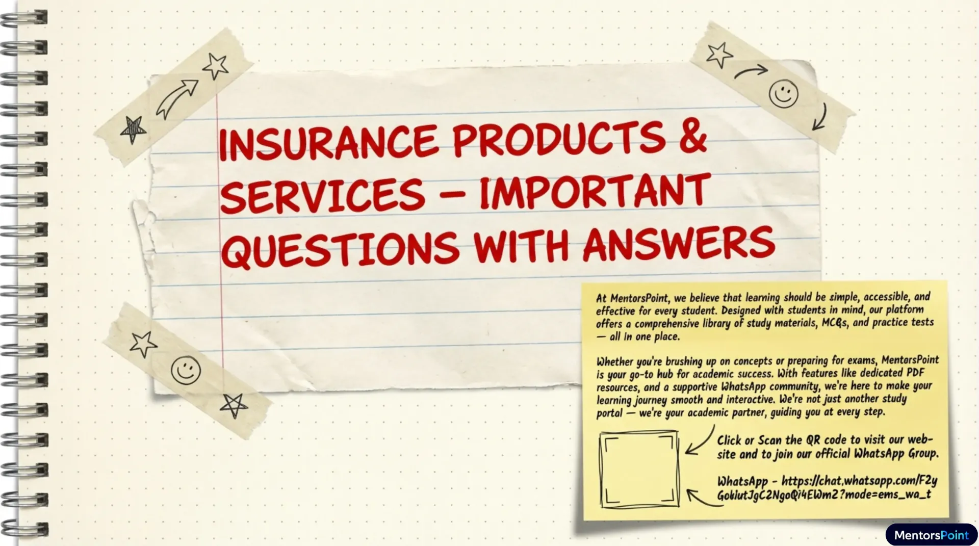 Insurance Products & Services (One Shot Summary) (BNK_E1_IPS)