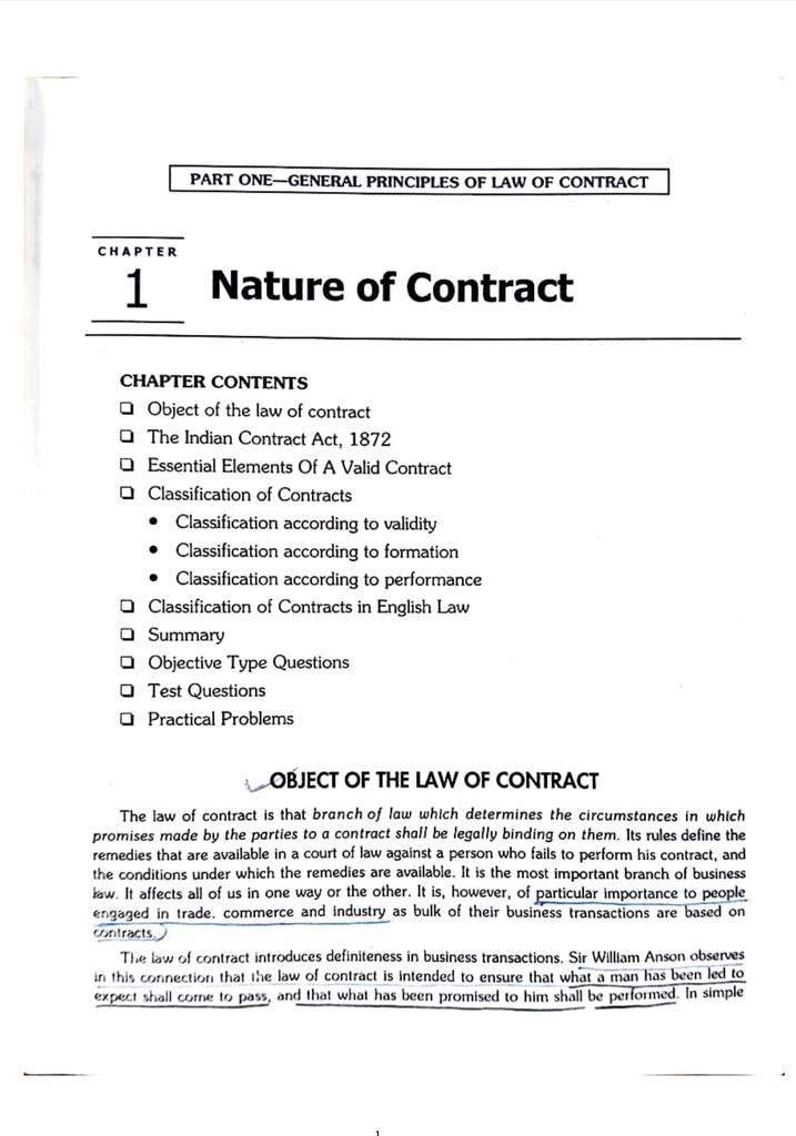 LAW: LEGAL FRAMEWORK FOR BUSINESS- I