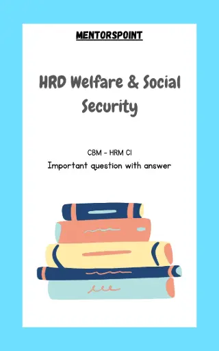 HRD Welfare & Social Security (Q&A)(HRM C1)