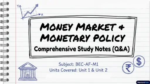Money Market (BEC-AF-M1)