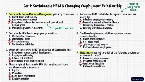 Contemporary Human Resource Management MCQs (CBM-HR-M2)